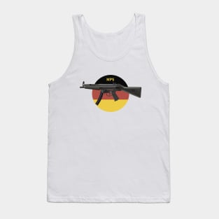 MP5 Submachine Gun with German Flag Tank Top